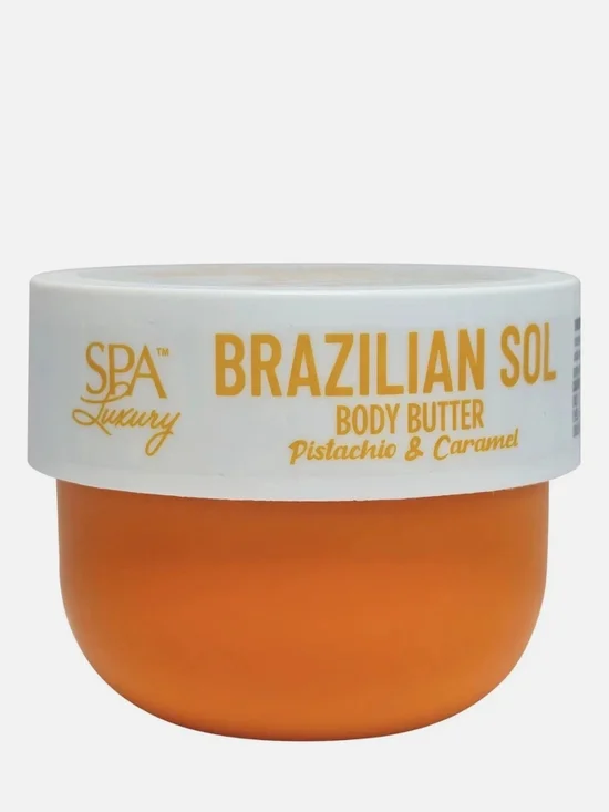 Spa Luxury Body Butter 2 Tubs Pistachio & Caramel 6oz - Picture 1 of 4